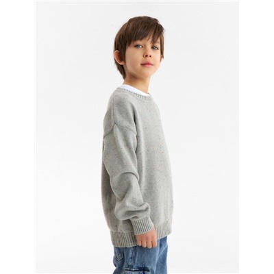 Джемпер детский KAFTAN, размер 32 (110-116 см), серый