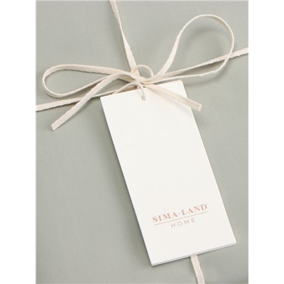 Простыня 1.5-спальная SL Home Percale 300ТС, 160×235 см, олива, хлопок 100%