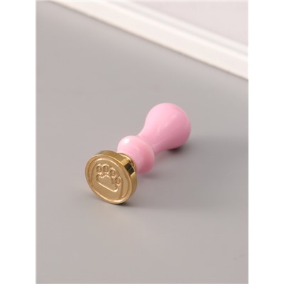 Подарочный набор для сургучной печати «Лапка котика», печать, ручка, сургуч, 12.5×10×3.6 см