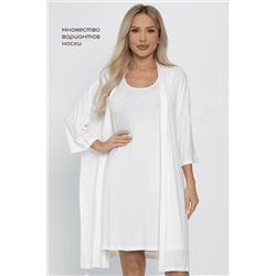 Пеньюар Шелк вискозы (молочный) П14482-52М