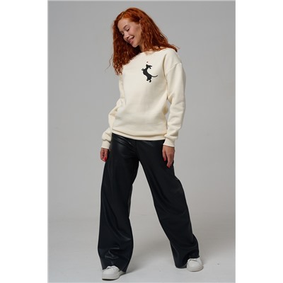 8576 женский свитшот оверсайз