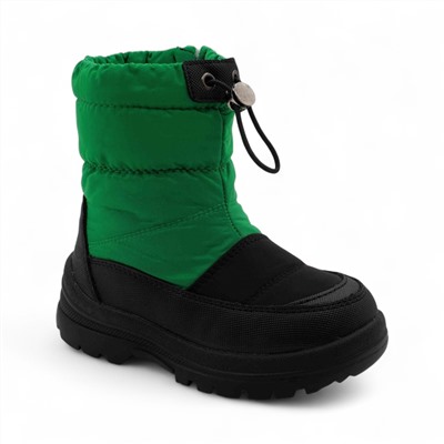 Дутики А5118-7 зеленые п/п