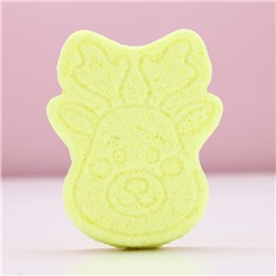 Бомбочка для ванны «Сияй!», 130 г, аромат миндаля и молока, Чистое счастье