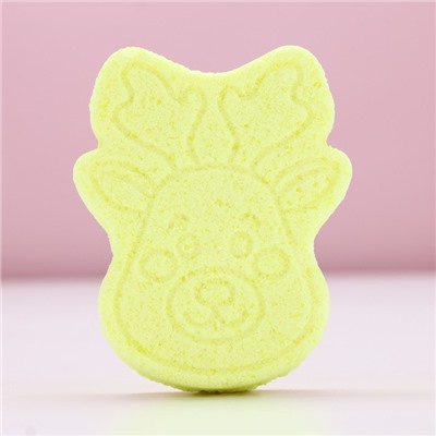 Бомбочка для ванны «Сияй!», 130 г, аромат миндаля и молока, Чистое счастье