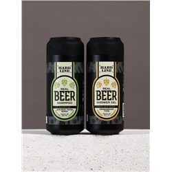Подарочный набор косметики Real Beer, гель для душа и шампунь для волос HARD LINE, 2×400