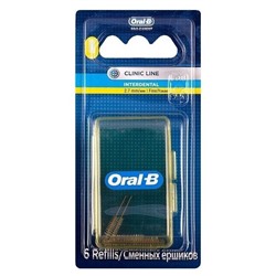 Ершики Oral-B Interdental цилиндрические для удаления зубного налета, 6 шт