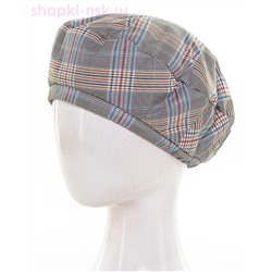 Эмили плащевка клетка Берет женский (56-58)