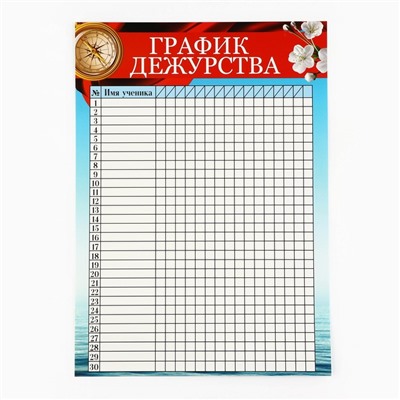 Плакаты для оформления классного уголка «Корабль», А4, 5 листов