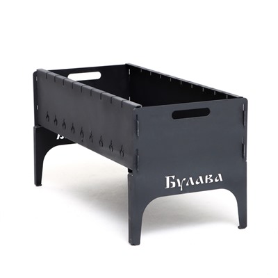 Мангал разборный «Булава» макси, 60×30×32 см, толщина металла 2 мм, с сумкой,