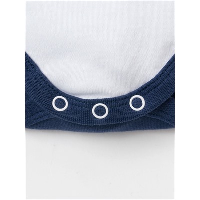 Боди для мальчика «Крошка Я. Любимчик девчонок», рост 86-92 см, белое, синее