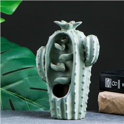 Подставка для благовоний TAKE IT EASY «Кактус», набор благовоний конусы, стелющийся дым, 14×8×19 см