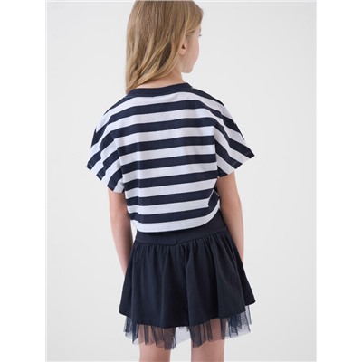 Юбка-шорты трикотажные для девочек