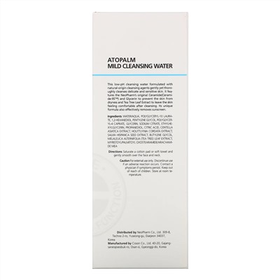 Atopalm, Mild Cleansing Water, 8.4 fl oz (250 ml)