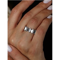 Кольцо из серебра родированное 3001019091