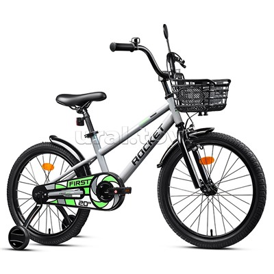 Велосипед 20" Rocket First, цвет серый