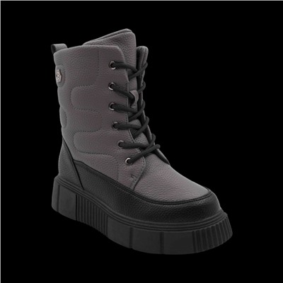 Сапоги на меху 3100В-4 серые