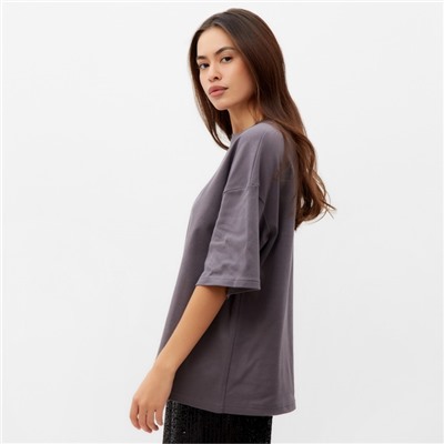 Футболка женская MIST Moscow размер 48-50, серая