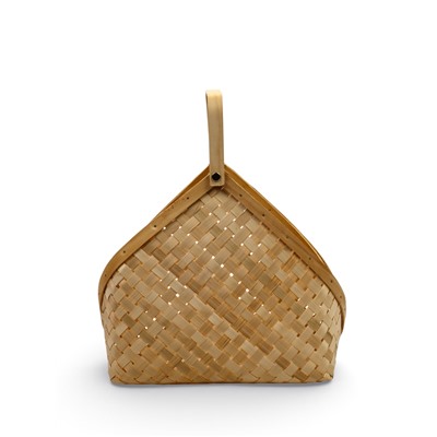 Корзина плетёная для хранения Lon, с ручкой, ива, цвет натуральный, набор 2 шт.