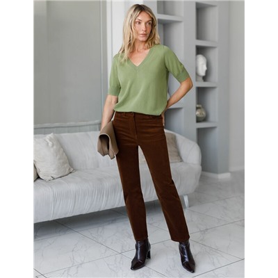 Джемпер тонкой вязки из вискозы с нейлоном