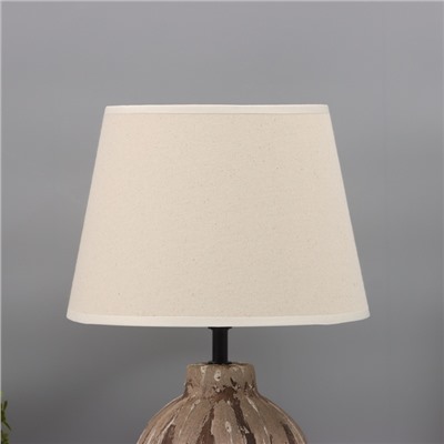 Лампа настольная «Луиза» 1×40 Вт Е27 кофе со сливками 25×25×38.5 см