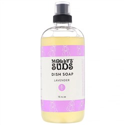 Molly's Suds, Средство для мытья посуды, лаванда, 480 мл