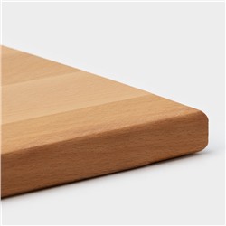Доска разделочная деревянная с ручкой Magistro, 40×24×1.2 см, дуб