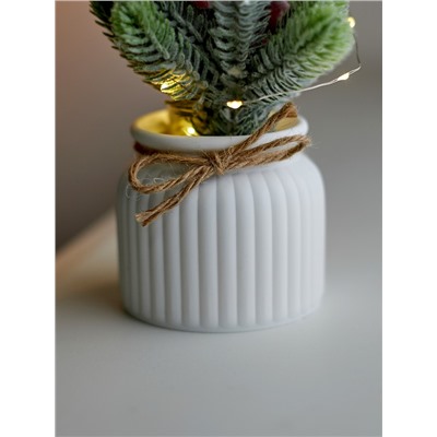 Фигура светодиодная «Морозное утро» 36 см, 20 LED, от батареек AG13×3, свечение тёплое белое