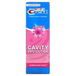 Crest, фторсодержащая зубная паста от кариеса, для детей от 2 лет, со вкусом жевательной резинки, 119 г (4,2 унции)