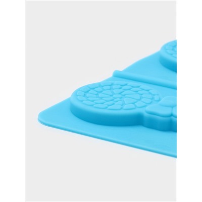 Форма для леденцов Доляна «Улыбка», силикон, 25×9.5 см, 5 ячеек, с палочками, МИКС