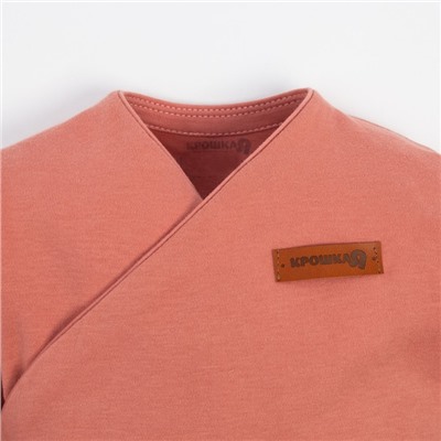 Комбинезон детский «Крошка Я» BASIC LINE, рост 86-92 см, розовый