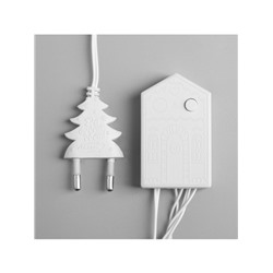 УЦЕНКА Гирлянда «Нить» 20 м, IP20, белая нить, 200 LED, свечение жёлтое, 8 режимов, 220 В