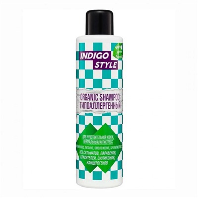 Indigo Style Шампунь для волос органик гипоаллергенный / Style Organic Shampoo, 1000 мл 12846