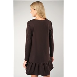 Женское платье - трапеция из футера Happyfox