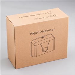 Диспенсер для бумажных листовых полотенец, нержавеющая сталь