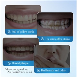 Набор зубных паст ассорти 5 вкусов Sadoer WHITЕ, 5 шт. * 30 гр.