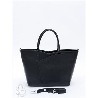 Сумка женская кожаная 1059C black Polina&Eiterou