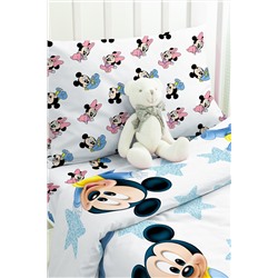 КПБ поплин "Disney Baby" рис. 16475-1/16474-1 Мики Маус