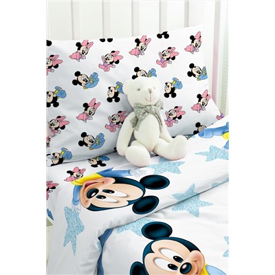 КПБ поплин "Disney Baby" рис. 16475-1/16474-1 Мики Маус