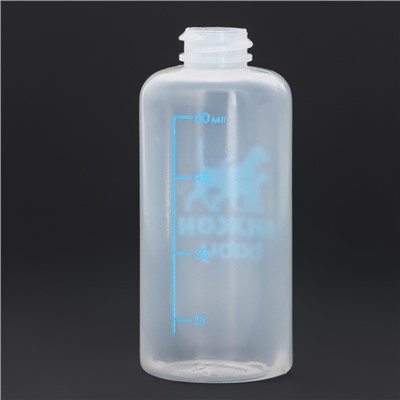 Набор для вскармливания животных «Пижон», бутылочка 60 мл, 4 соски и ёршик, голубой