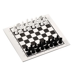 Настольная игра 3 в 1 «Надо думать», шашки, шахматы, нарды, поле 21×19 см