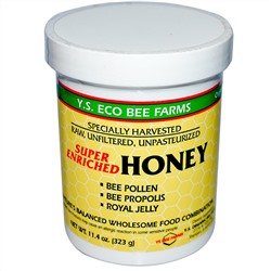 Y.S. Eco Bee Farms, Супер обогащенный мед 11.4 унции (323 г)