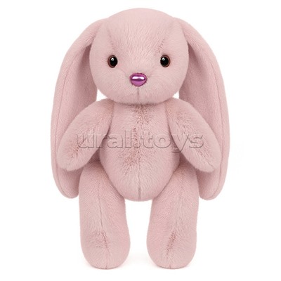 Зайка Розовый, 20 см, в коробке