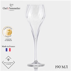 Бокал-флюте для шампанского Chef&Sommelier SYMETRIE, 190 мл, стекло