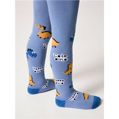 Теплые Conte-kids Колготки SOF-TIKI (махровые внутри) с рисунками