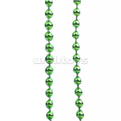 Новогоднее украшение "Бусы" зеленые, 10м, в банке