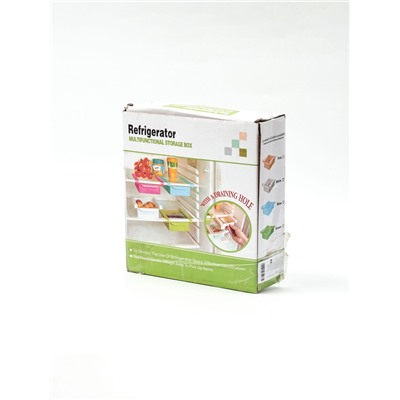 УЦЕНКА Полка подвесная в холодильник 22×20×7 см, цвет МИКС