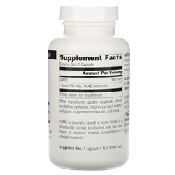Source Naturals, ДМАЭ, 351 мг, 200 капсул