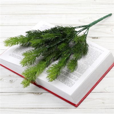 Елка ветка искусственная 42 см 7 веток / AB4192-7P /уп 2/250/1000/Новый год (Оранжевый)