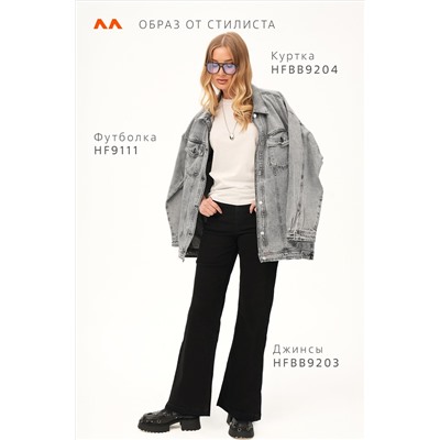 Женская базовая хлопковая футболка Happyfox