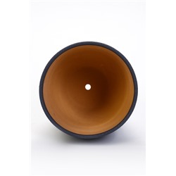 Набор горшков для цветов «Шёлк», 4 шт., с поддоном, 0.4 / 1 / 2.5 / 5 л, керамика, серые